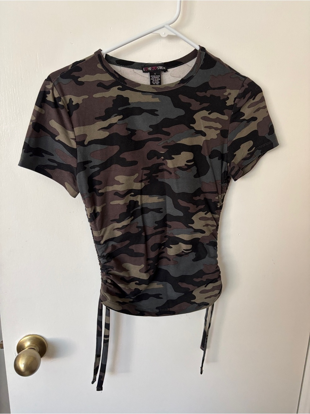 Soft camo top